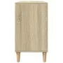 Badezimmerschrank aus Sonoma-Eichen-Ingenieurholz 80x33x60 cm. von , Badezimmerwaschtische - Ref: Foro24-857131, Preis: 57,73...