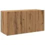 Wand-TV-Möbel aus Eichenholz Artisian 80x30x41 cm von , TV-Möbel - Ref: Foro24-857668, Preis: 42,07 €, Rabatt: %