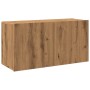 Wand-TV-Möbel aus Eichenholz Artisian 80x30x41 cm von , TV-Möbel - Ref: Foro24-857668, Preis: 41,52 €, Rabatt: %