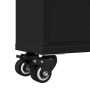 Carrito de almacenaje estrecho madera negro 48x13x68 cm de , Librerías y estanterías - Ref: Foro24-855224, Precio: 53,76 €