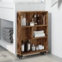 Carrito de almacenaje estrecho madera envejecida 48x13x68 cm von , Bücherregale und Regale - Ref: Foro24-855230, Preis: 43,92...