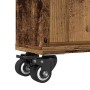 Carrito de almacenaje estrecho madera envejecida 48x13x68 cm von , Bücherregale und Regale - Ref: Foro24-855230, Preis: 43,92...