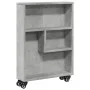 Carrito de almacenaje estrecho madera gris hormigón 48x13x68 cm by , Bookcases and shelves - Ref: Foro24-855226, Price: 53,68...