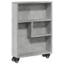 Carrito de almacenaje estrecho madera gris hormigón 48x13x68 cm von , Bücherregale und Regale - Ref: Foro24-855226, Preis: 50...