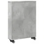 Carrito de almacenaje estrecho madera gris hormigón 48x13x68 cm by , Bookcases and shelves - Ref: Foro24-855226, Price: 53,68...