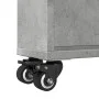 Carrito de almacenaje estrecho madera gris hormigón 48x13x68 cm by , Bookcases and shelves - Ref: Foro24-855226, Price: 53,68...
