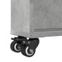 Carrito de almacenaje estrecho madera gris hormigón 48x13x68 cm von , Bücherregale und Regale - Ref: Foro24-855226, Preis: 50...