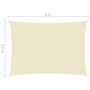 Rectangular sail awning Oxford fabric cream color 2.5x5 m by vidaXL, Umbrellas - Ref: Foro24-135209, Price: 41,39 €, Discount: %