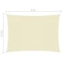 Rectangular sail awning Oxford fabric cream color 2.5x5 m by vidaXL, Umbrellas - Ref: Foro24-135209, Price: 45,02 €, Discount: %