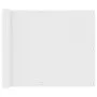 Balkonmarkise Oxford Stoff weiß 75x500 cm von vidaXL, Sonnenschirme - Ref: Foro24-134890, Preis: 22,70 €, Rabatt: %