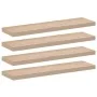 Schwebende Regale, 4 Stück, aus Ingenieurholz, 90x23,5x4 cm. von , Regale und Regale - Ref: Foro24-4010696, Preis: 92,57 €, R...