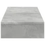 Soporte de pantalla madera ingeniería gris hormigón 100x27x10cm by , Computer bases and risers - Ref: Foro24-854655, Price: 2...