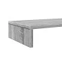 Soporte de pantalla madera ingeniería gris Sonoma 100x27x10 cm by , Computer bases and risers - Ref: Foro24-854657, Price: 23...