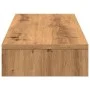 Soporte de pantalla madera ingeniería artisian 100x27x10 cm by , Computer bases and risers - Ref: Foro24-854660, Price: 28,96...