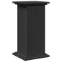 Pedestal expositor con almacenaje madera negro 31x30x60 cm de , Soportes para macetas - Ref: Foro24-854617, Precio: 60,86 €, ...