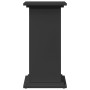 Pedestal expositor con almacenaje madera negro 31x30x60 cm de , Soportes para macetas - Ref: Foro24-854617, Precio: 60,86 €, ...