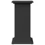 Pedestal expositor con almacenaje madera negro 31x30x60 cm de , Soportes para macetas - Ref: Foro24-854617, Precio: 59,41 €, ...