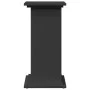 Pedestal expositor con almacenaje madera negro 31x30x60 cm de , Soportes para macetas - Ref: Foro24-854617, Precio: 59,41 €, ...