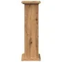 Pedestal expositor con almacenaje roble artisan 31x30x90 cm by , Pot stands - Ref: Foro24-854615, Price: 66,44 €, Discount: %