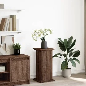 Präsentationssockel mit Aufbewahrung in Eichenbraun 31x30x60 cm von , Topfständer - Ref: Foro24-854622, Preis: 49,82 €, Rabat...