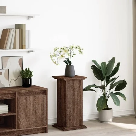 Präsentationssockel mit Aufbewahrung in Eichenbraun 31x30x60 cm von , Topfständer - Ref: Foro24-854622, Preis: 49,82 €, Rabat...
