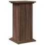 Pedestal expositor con almacenaje marrón roble 31x30x60 cm by , Pot stands - Ref: Foro24-854622, Price: 50,76 €, Discount: %