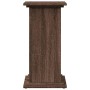 Pedestal expositor con almacenaje marrón roble 31x30x60 cm by , Pot stands - Ref: Foro24-854622, Price: 50,76 €, Discount: %