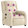 Cremefarbener Stoff-Massagestuhl mit Liegefunktion von , Sessel - Ref: Foro24-373557, Preis: 239,70 €, Rabatt: %