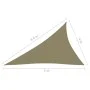 Triangular sail awning Oxford fabric beige 4x5x6.4 m by vidaXL, Umbrellas - Ref: Foro24-135184, Price: 41,64 €, Discount: %