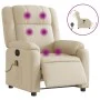 Elektrischer Massage-Fernsehsessel, Stoff in Cremefarbe. von , Sessel - Ref: Foro24-3205199, Preis: 298,08 €, Rabatt: %