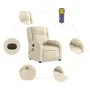 Elektrischer Massage-Fernsehsessel, Stoff in Cremefarbe. von , Sessel - Ref: Foro24-3205199, Preis: 298,08 €, Rabatt: %