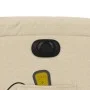Elektrischer Massage-Fernsehsessel, Stoff in Cremefarbe. von , Sessel - Ref: Foro24-3205199, Preis: 298,08 €, Rabatt: %