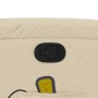 Verstellbarer Stoff-Fußmassagestuhl in Cremefarbe. von , Sessel - Ref: Foro24-3205223, Preis: 315,19 €, Rabatt: %