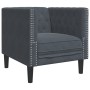 Dark gray velvet Chesterfield sofa by , Sofas - Ref: Foro24-372674, Price: 165,50 €, Discount: %