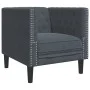 Dunkelgraues Samt-Chesterfield-Sofa von , Sofas - Ref: Foro24-372674, Preis: 163,05 €, Rabatt: %
