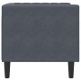 Dark gray velvet Chesterfield sofa by , Sofas - Ref: Foro24-372674, Price: 165,50 €, Discount: %