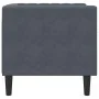 Dunkelgraues Samt-Chesterfield-Sofa von , Sofas - Ref: Foro24-372674, Preis: 163,05 €, Rabatt: %