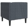 Dark gray velvet Chesterfield sofa by , Sofas - Ref: Foro24-372674, Price: 165,50 €, Discount: %
