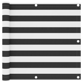 Balkonmarkise anthrazitgrauer und weißer Oxfordstoff 90x500 cm von vidaXL, Sonnenschirme - Ref: Foro24-134882, Preis: 19,38 €...