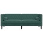 Chesterfield-Sofa mit 3 Plätzen und dunkelgrünen Samtkissen. von , Sofas - Ref: Foro24-372695, Preis: 317,87 €, Rabatt: %