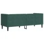 Chesterfield 3-seater sofa with dark green velvet cushions by , Sofas - Ref: Foro24-372695, Price: 335,02 €, Discount: %