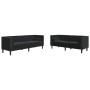 Chesterfield-Sofagarnitur mit 2 schwarzen Samtkissen von , Sofas - Ref: Foro24-3209296, Preis: 526,82 €, Rabatt: %