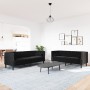 Chesterfield-Sofagarnitur mit 2 schwarzen Samtkissen von , Sofas - Ref: Foro24-3209296, Preis: 526,82 €, Rabatt: %