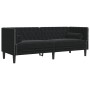 Chesterfield-Sofagarnitur mit 2 schwarzen Samtkissen von , Sofas - Ref: Foro24-3209296, Preis: 526,82 €, Rabatt: %