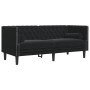 Chesterfield-Sofagarnitur mit 2 schwarzen Samtkissen von , Sofas - Ref: Foro24-3209296, Preis: 526,82 €, Rabatt: %