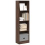 Engineered wood brown oak bookshelf 40x24x143 cm by , Bookcases and shelves - Ref: Foro24-857789, Price: 47,86 €, Discount: %
