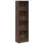 Engineered wood brown oak bookshelf 40x24x143 cm by , Bookcases and shelves - Ref: Foro24-857789, Price: 47,20 €, Discount: %