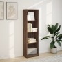 Engineered wood brown oak bookshelf 40x24x143 cm by , Bookcases and shelves - Ref: Foro24-857789, Price: 47,86 €, Discount: %
