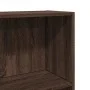 Engineered wood brown oak bookshelf 40x24x143 cm by , Bookcases and shelves - Ref: Foro24-857789, Price: 47,20 €, Discount: %