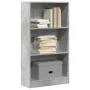 Estantería de madera de ingeniería gris hormigón 60x24x109 cm de , Librerías y estanterías - Ref: Foro24-857806, Precio: 46,6...